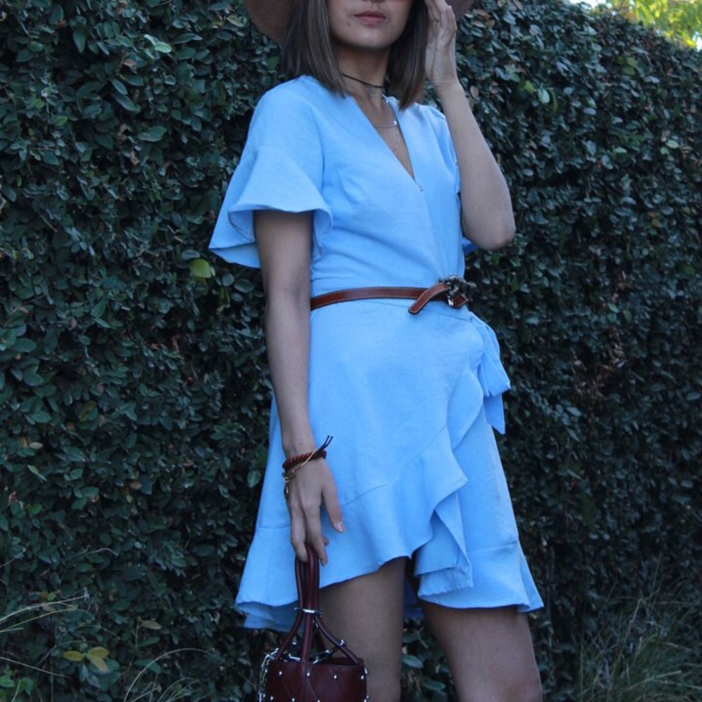 House of Ivey Azaelia Ruffled Dress